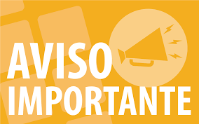 AVISO IMPORTANTE 